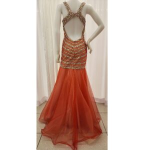 Lite orange dress