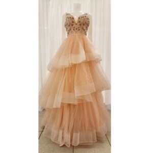 Peach dress