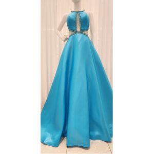 Light blue dress 4