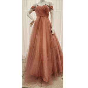 Peach promo dress