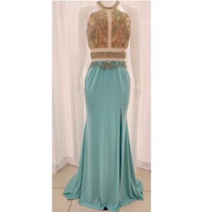 Turquoise dress 2